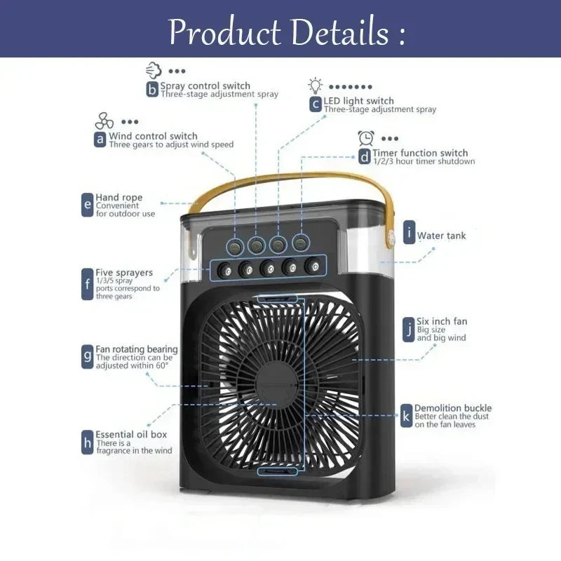 Chill & Glow Mini Air Cooler